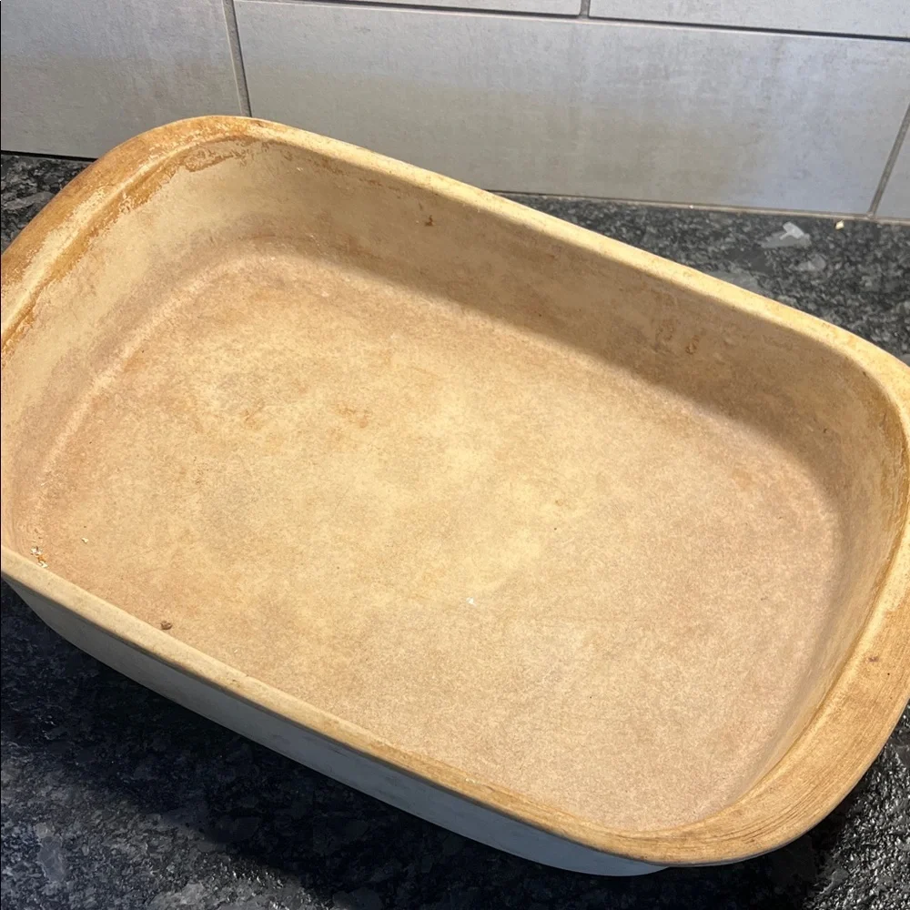 Retired Pampered Chef Baker stone DEEP 3”. Preseasoned some already
